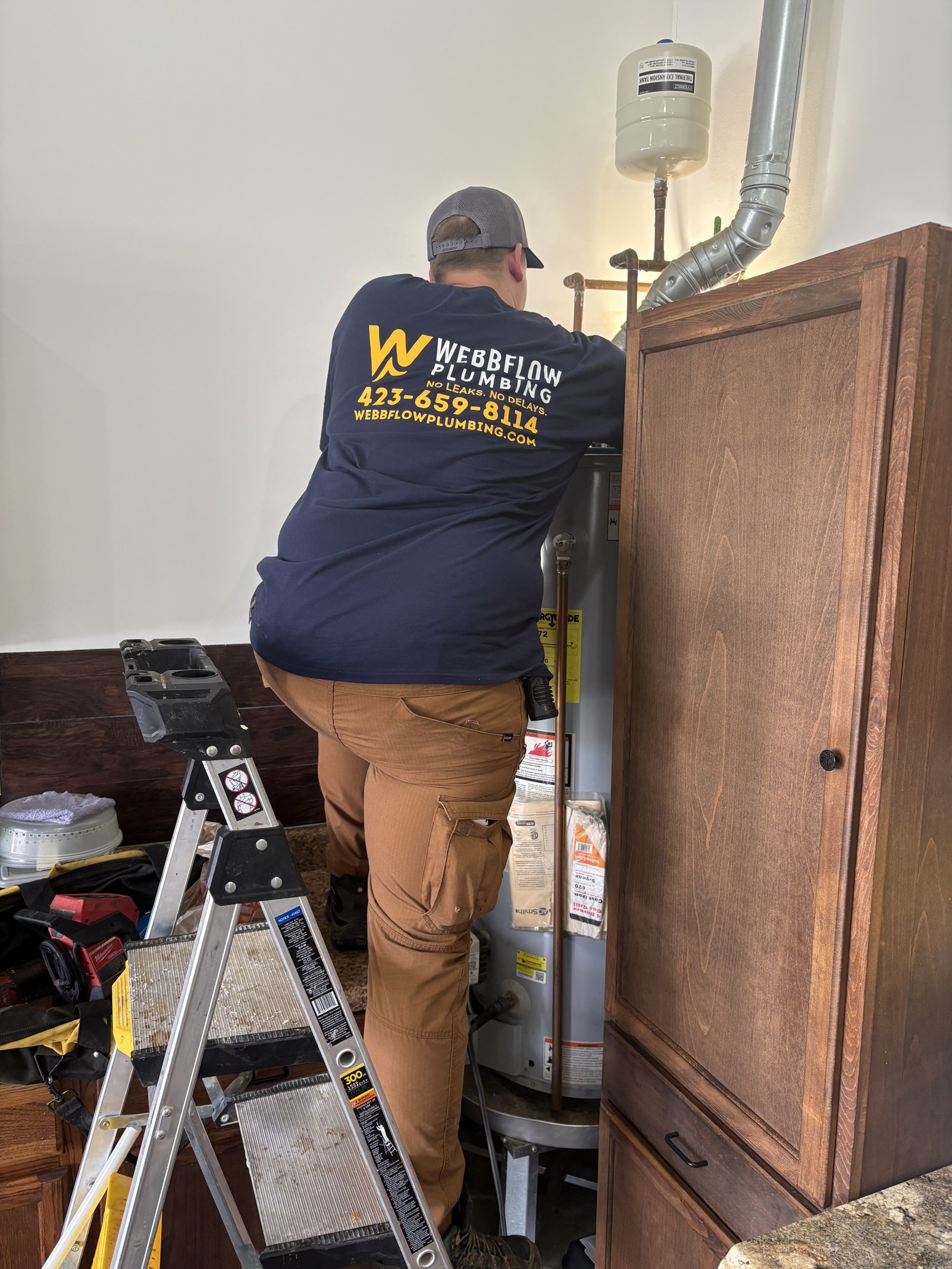 Water heater install